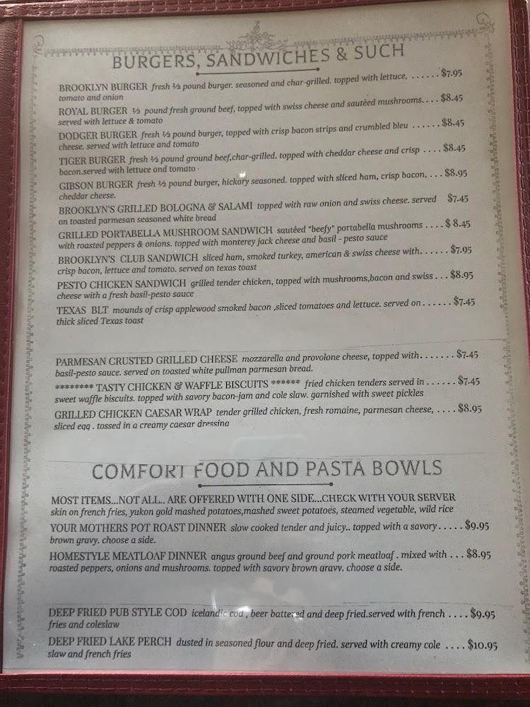Brooklyn's Menu image 1
